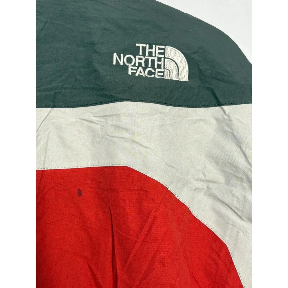 The North Face‎ Hyvent Parka Jacket Mens Red Black Full Zip Waterproof Outdoor L
